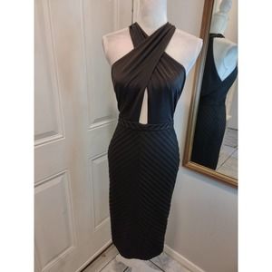 Sundays The Label sexy black halter dress